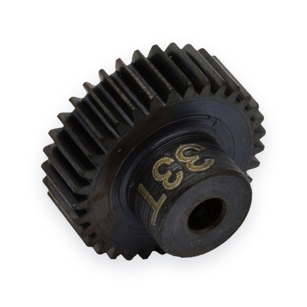 Hot Racing Hardened Steel Pinion Gear, 33T, 48P, 1/8 Bore