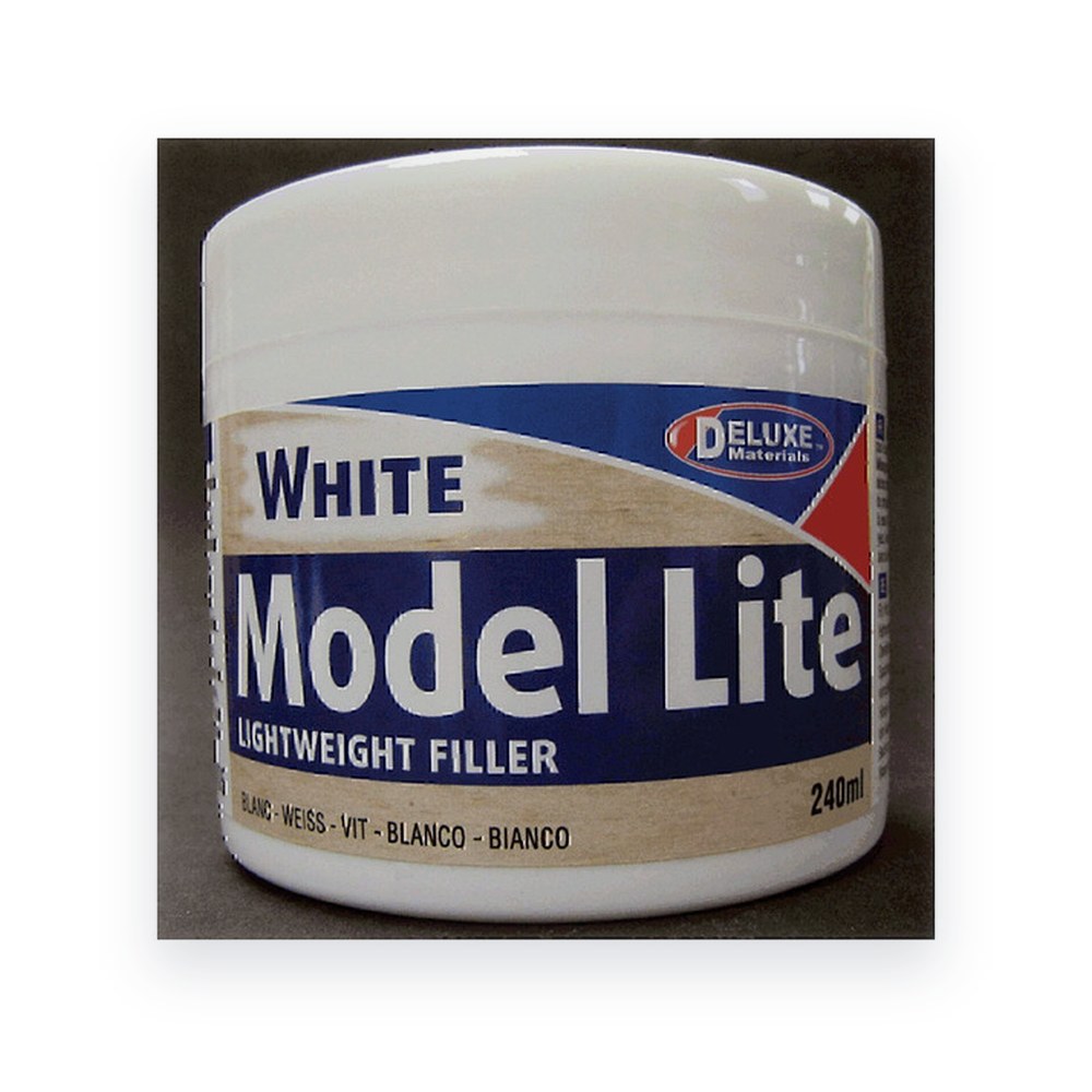 Deluxe Materials Model Lite Balsa Filler, White, 240cc