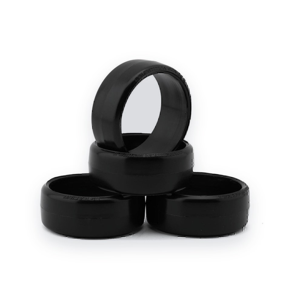 DS Racing 1/10 Competition Series II Slick Drift Tires, FFFF Zero II (4)