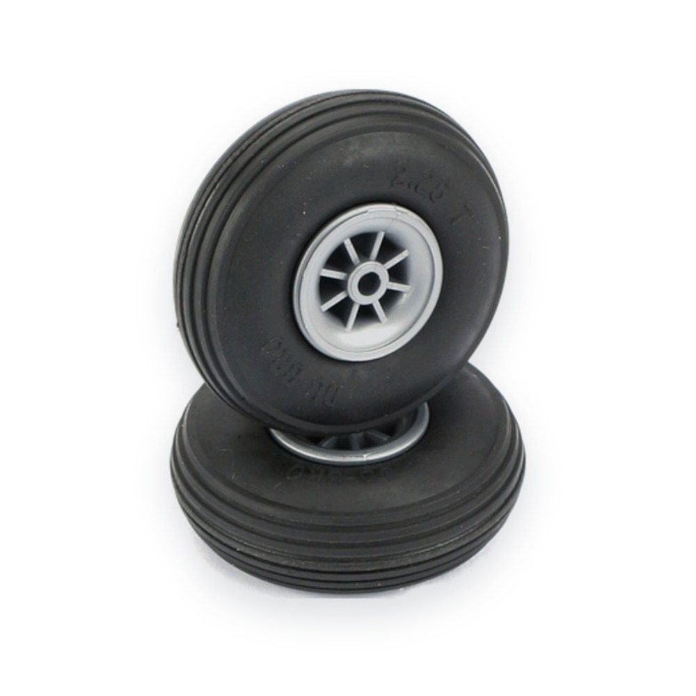 DU-BRO Treaded Wheels, 2-1/4 Inch (2)