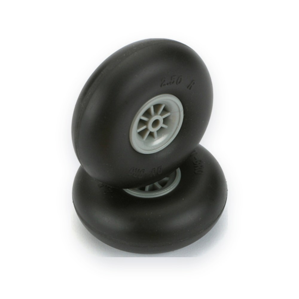 DU-BRO Smooth Wheels, 2-1/2 inch, Set of 2
