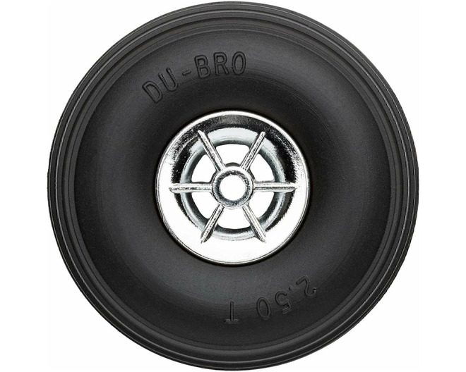 Treaded Chrome Wheels 2-1/2 Diameter 2