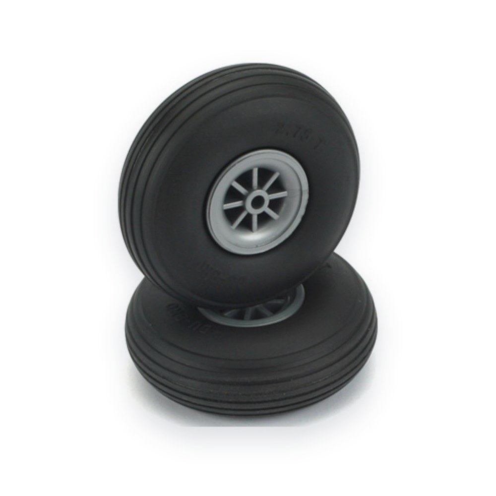 DU-BRO Treaded Wheels, 2-3/4 inch, Set of 2