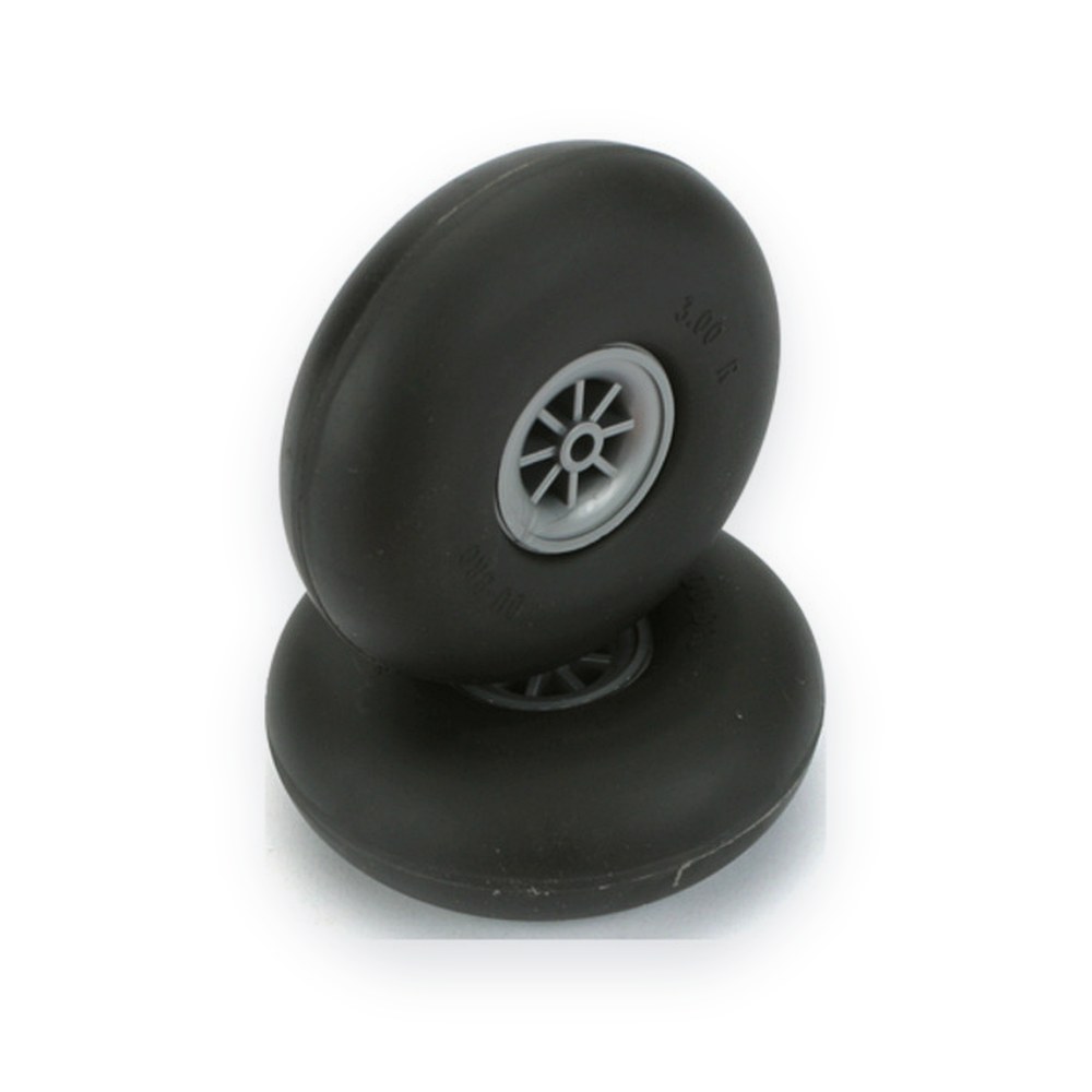 DU-BRO Smooth Wheels, 3 inch, Set of 2