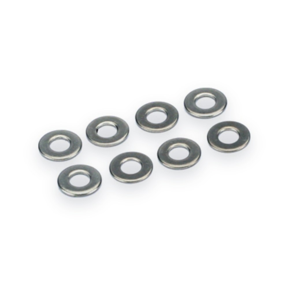 DU-BRO Stainless Steel Flat Washer, #8, Pack of 8
