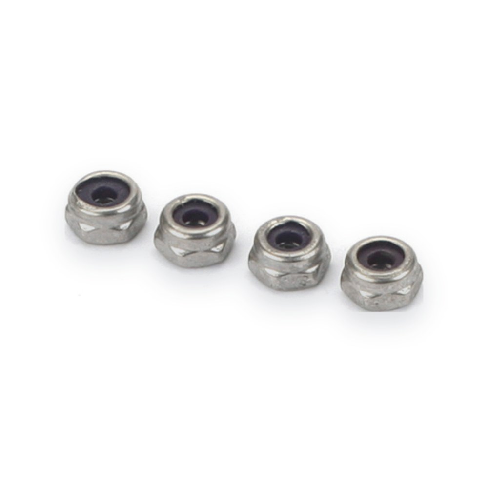 DU-BRO Stainless Steel Nylon Insert Lock Nut, 6-32, Pack of 4