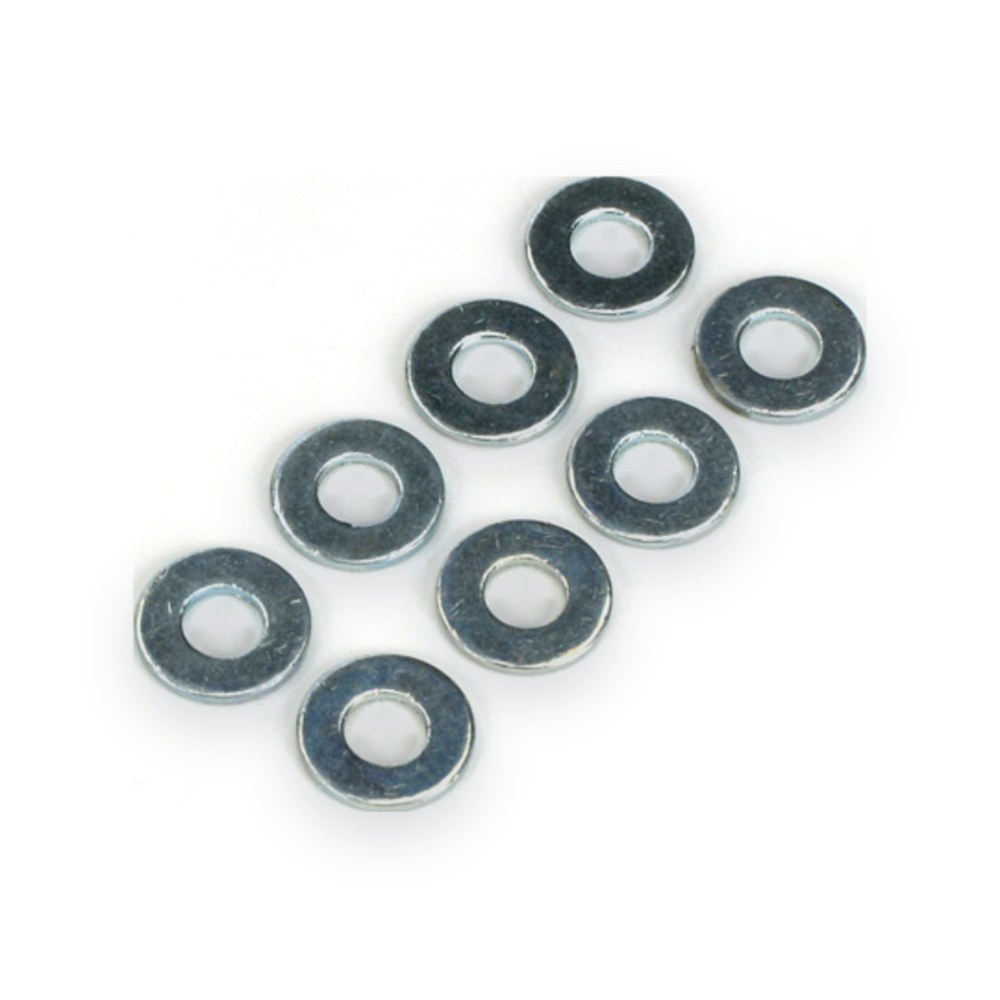 DU-BRO Flat Washers, #4, Pack of 8