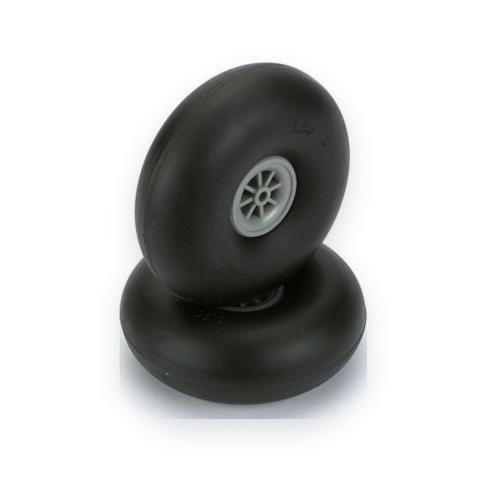 DU-BRO Smooth Wheels, 3-1/2 inch, Set of 2