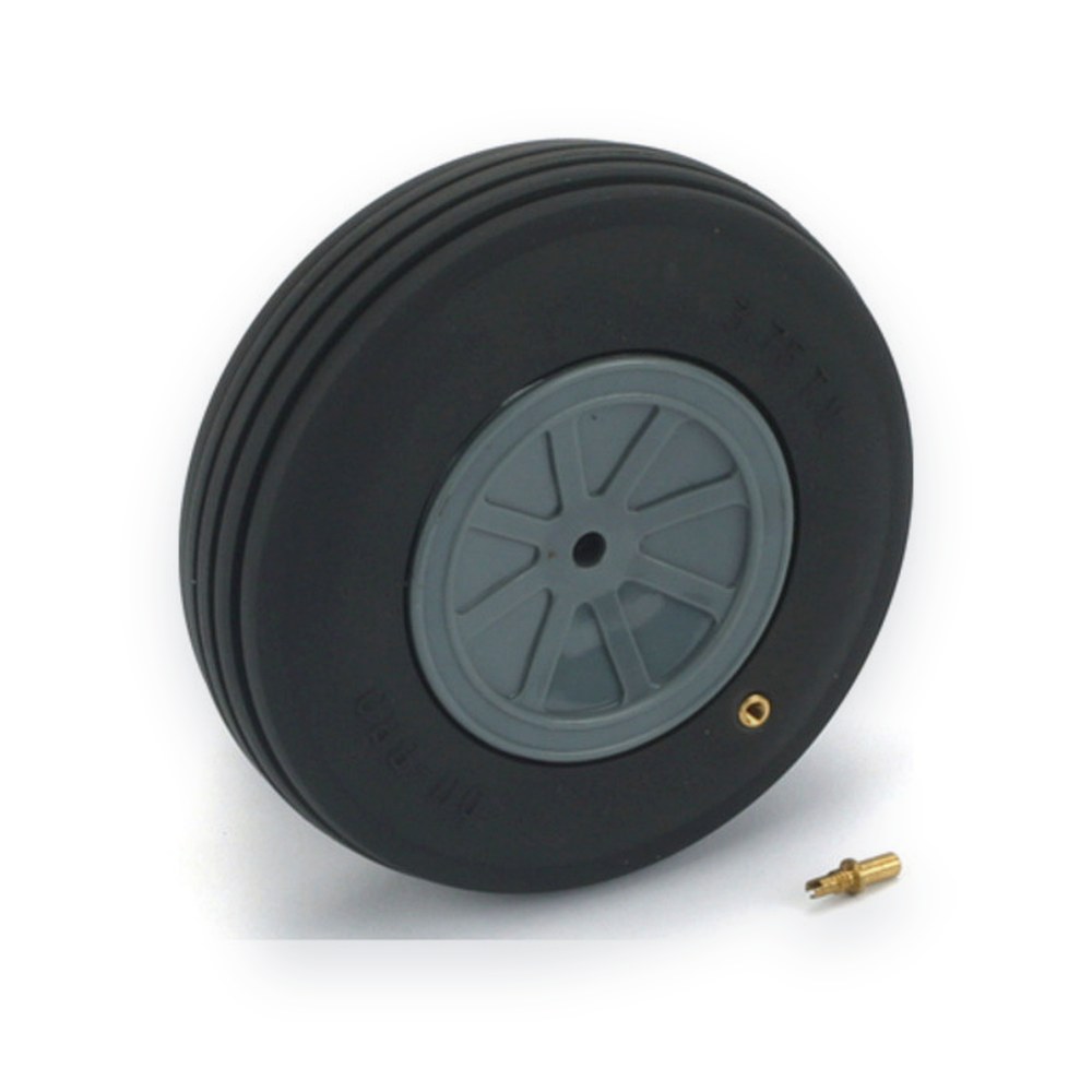 DU-BRO Large Scale Treaded Wheel, 3-3/4 Inch