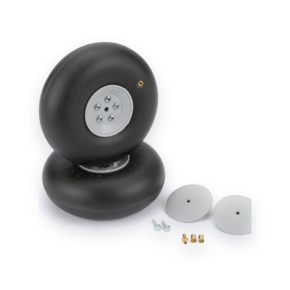DU-BRO Big Wheels, 4 Inch, Pair (2)