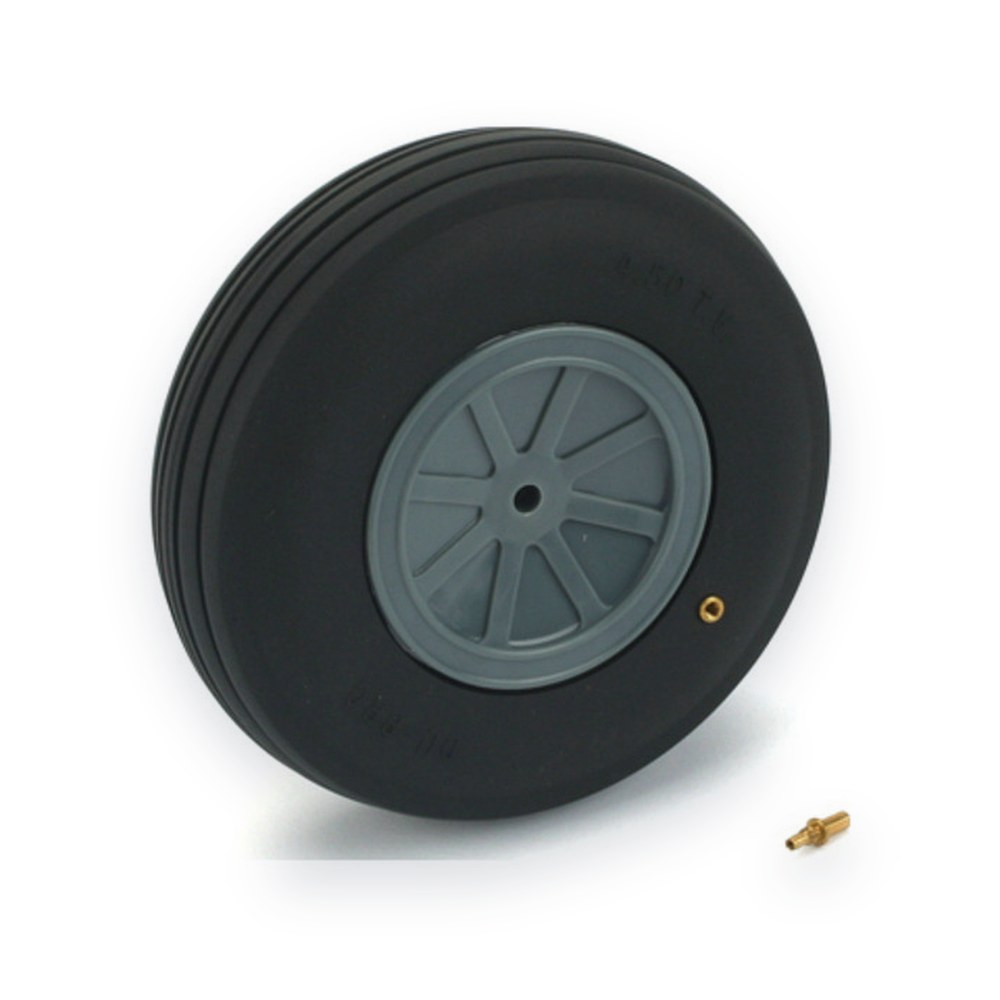 DU-BRO Treaded Wheel (Large Scale), 4-1/2 Inch
