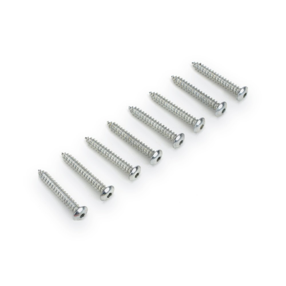 DU-BRO Button Head Sheet Metal Screws, 6x1, Qty 8