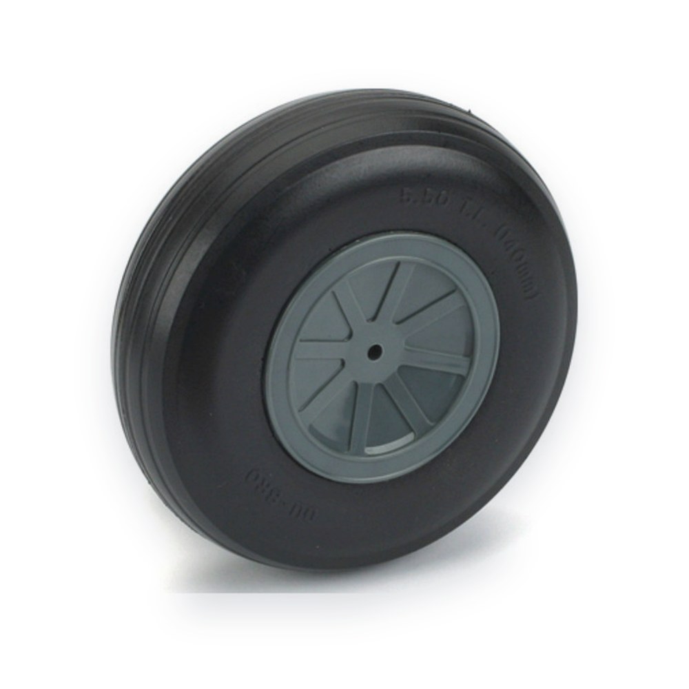 DU-BRO Treaded Lite Wheel, 5-1/2 Inch, 184 Grams, Qty 1