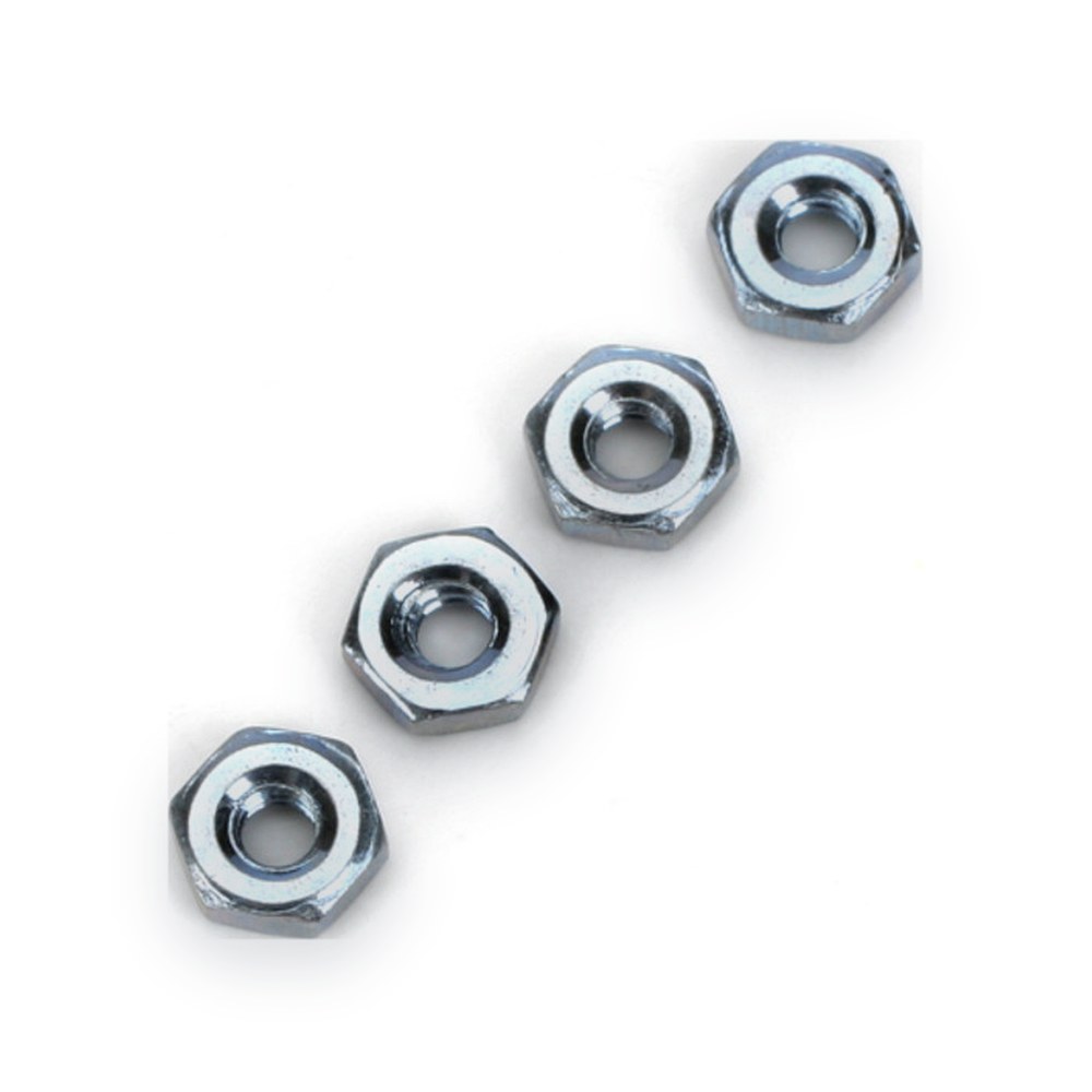 DU-BRO Steel Hex Nut, 2-56, Qty 4