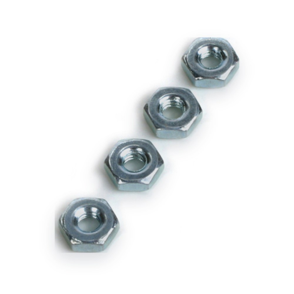 DU-BRO Steel Hex Nut, 8-32, Qty 4