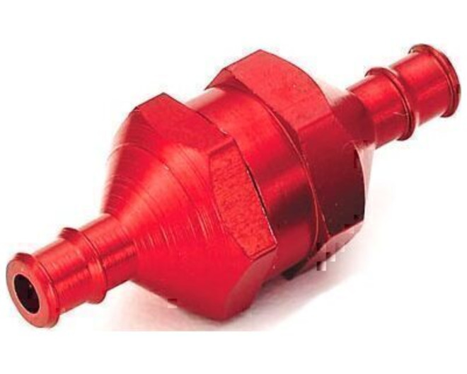 In-Line Fuel Filter Red