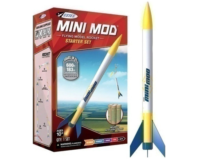 Mini Mod 13mm Stem Model Rocket Starter Set