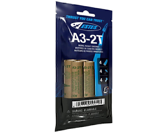 A3-2t Model Rocket Engines 4pk