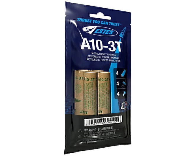 A10-3t Model Rocket Engines 4pk
