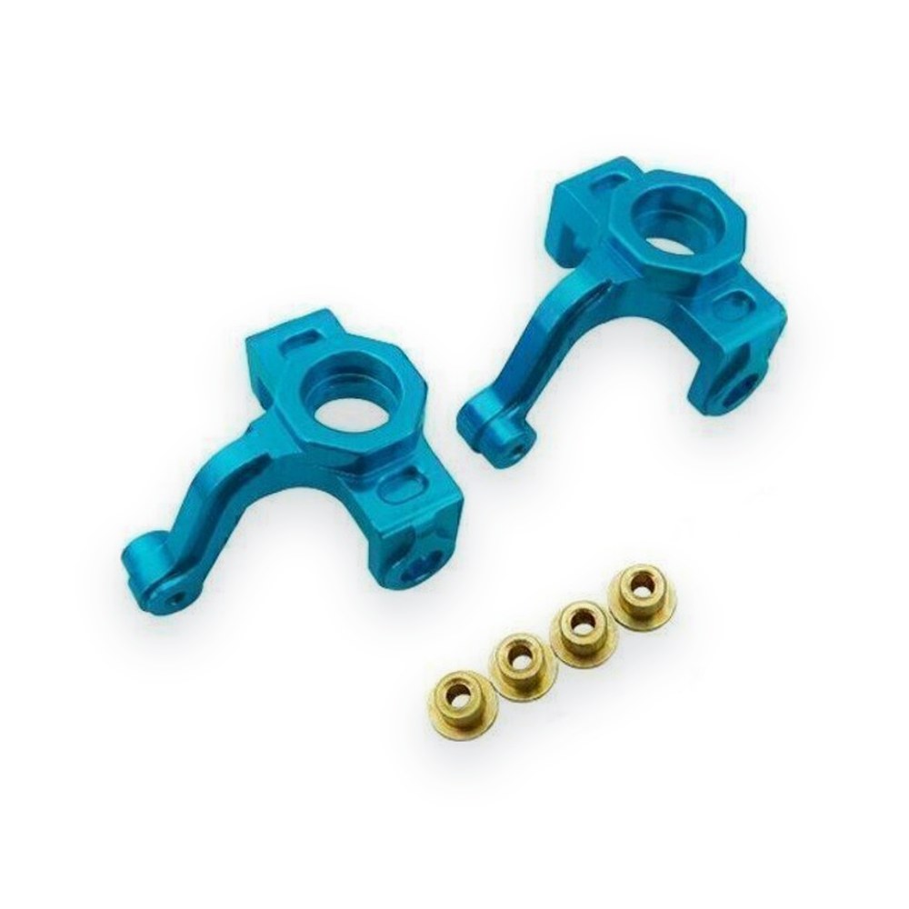 Hot Racing Temper Blue Aluminum Front Knuckles