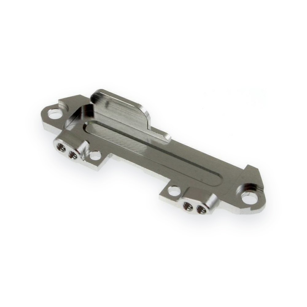 Hot Racing Silver Aluminum Front Shock Mount, Evo