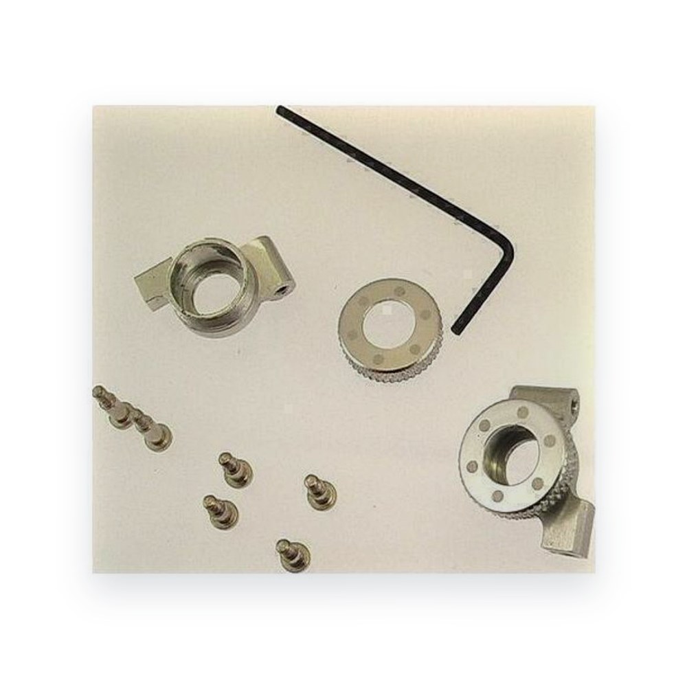 Hot Racing Aluminum Rear Knuckles, Silver