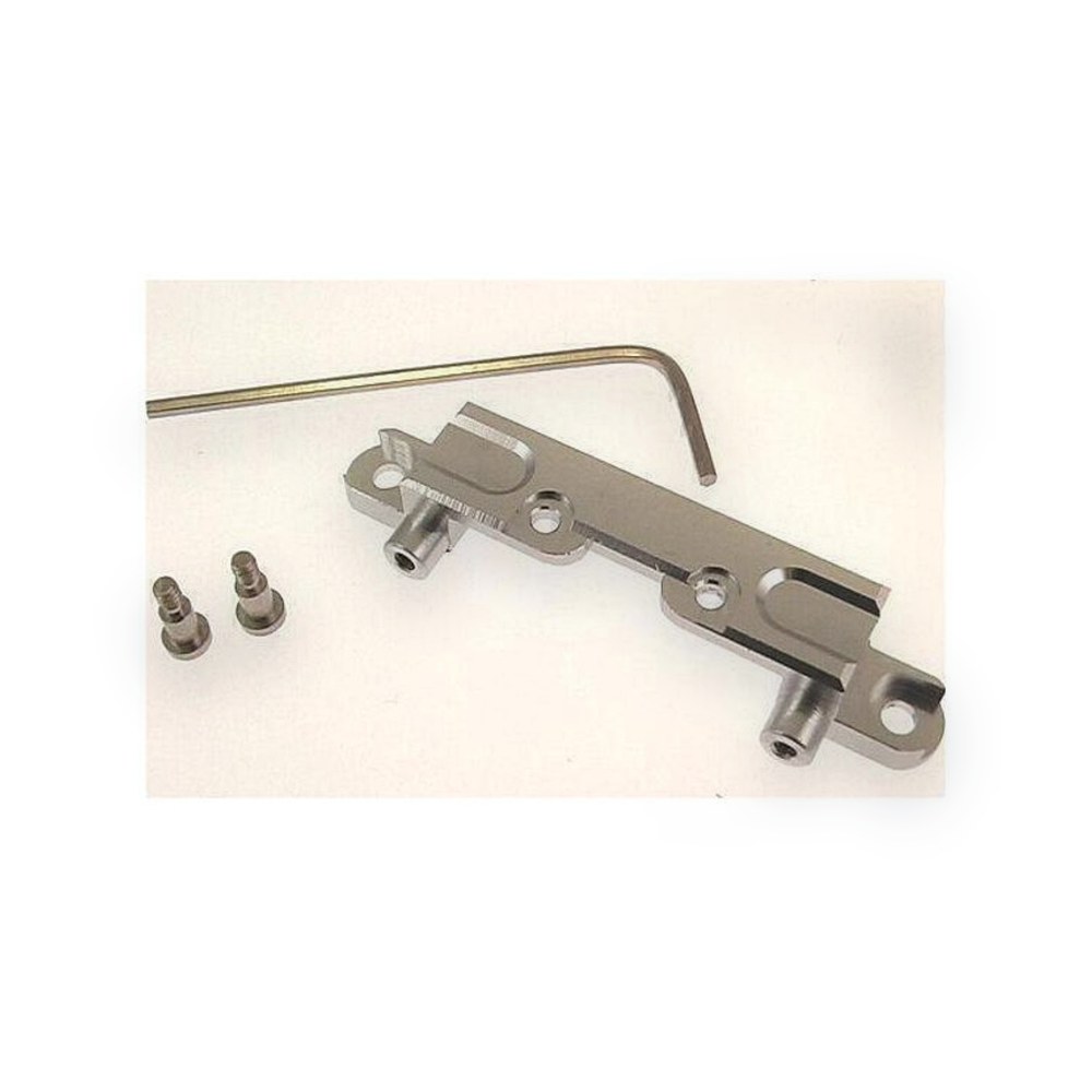 Hot Racing Xmod Truck Front Shock Mount, Silver