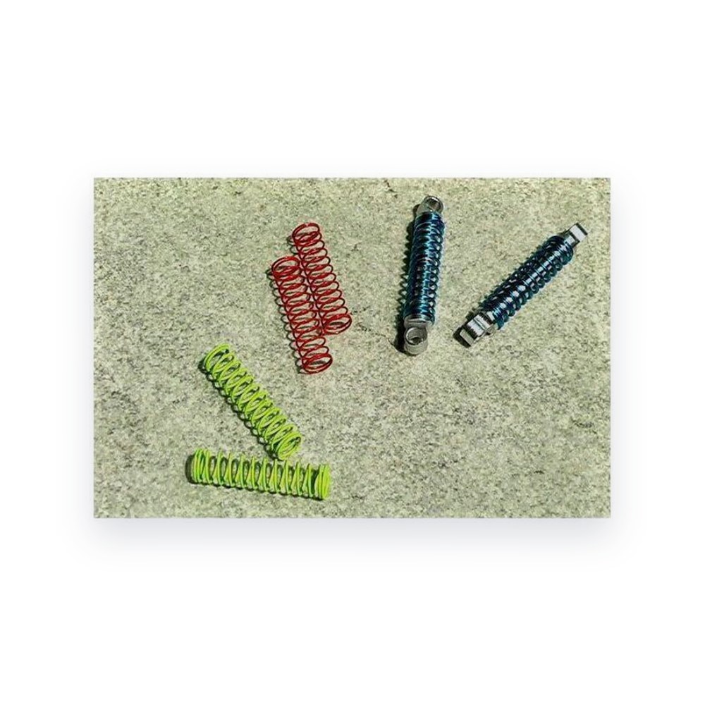 Hot Racing Aluminum Friction Shock Set, 30mm, Silver, Assembled