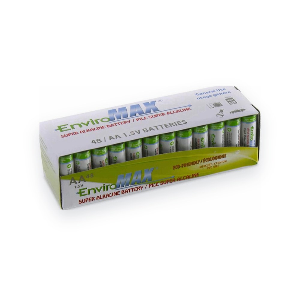 Fuji Enviromax AA Alkaline Battery, Pack of 48