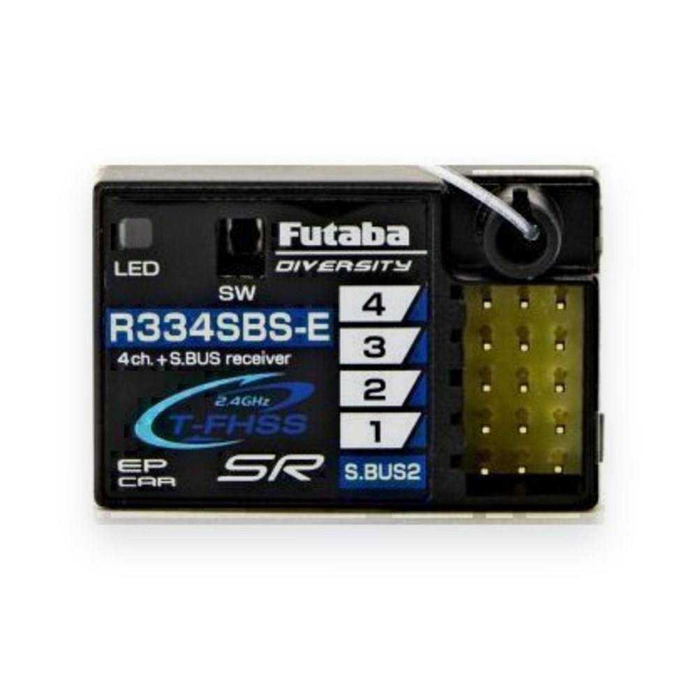 Futaba R334SBS-E Telemetry 4-Channel Radio Link, Super Response T-FHSS