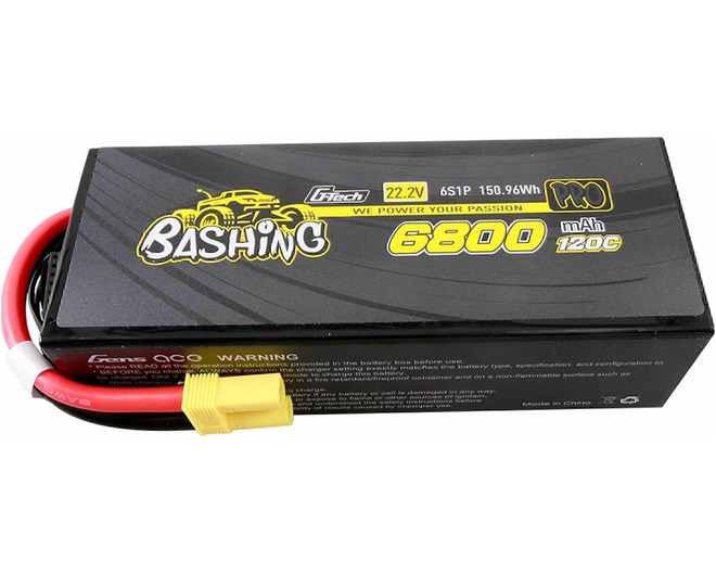 Gens ace G-tech Bashing Series 6800mAh 22.2V 120C 6S1P Lipo Batt