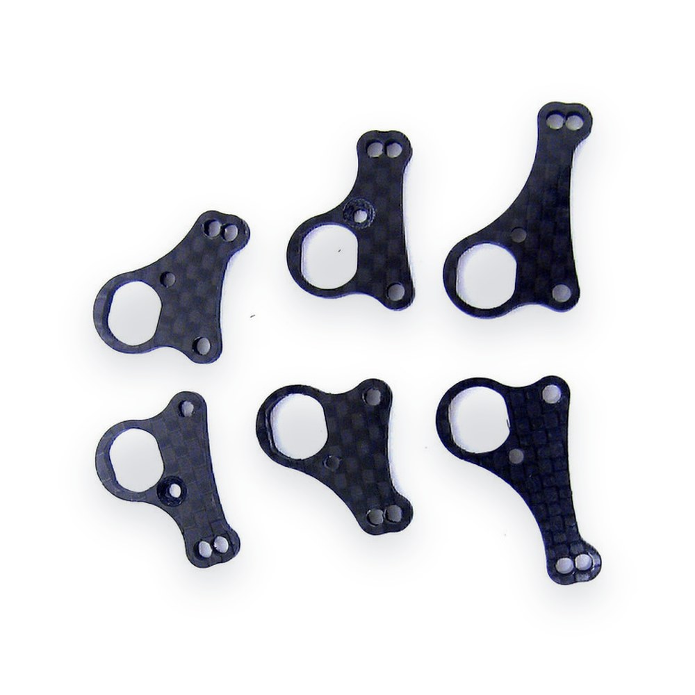Hot Racing Carbon Fiber Rear Multi Rocker Plates, Fits Gvxs27rx