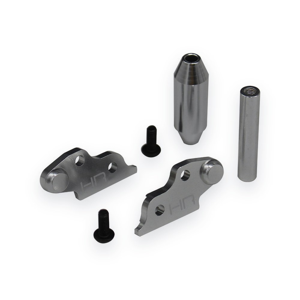 Hot Racing Kyosho HOR Front Frame Crossmember & Roller, Silver Aluminum
