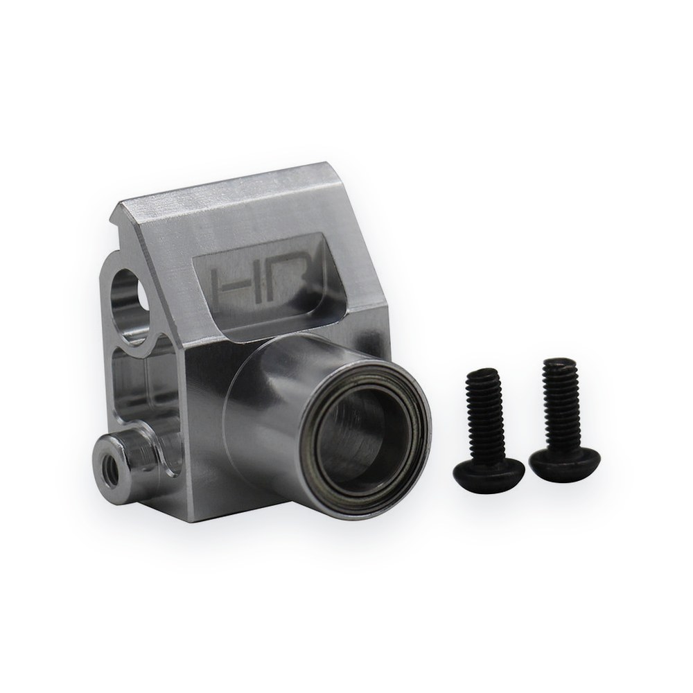 Hot Racing Front Bearing Steering Mount, Silver
