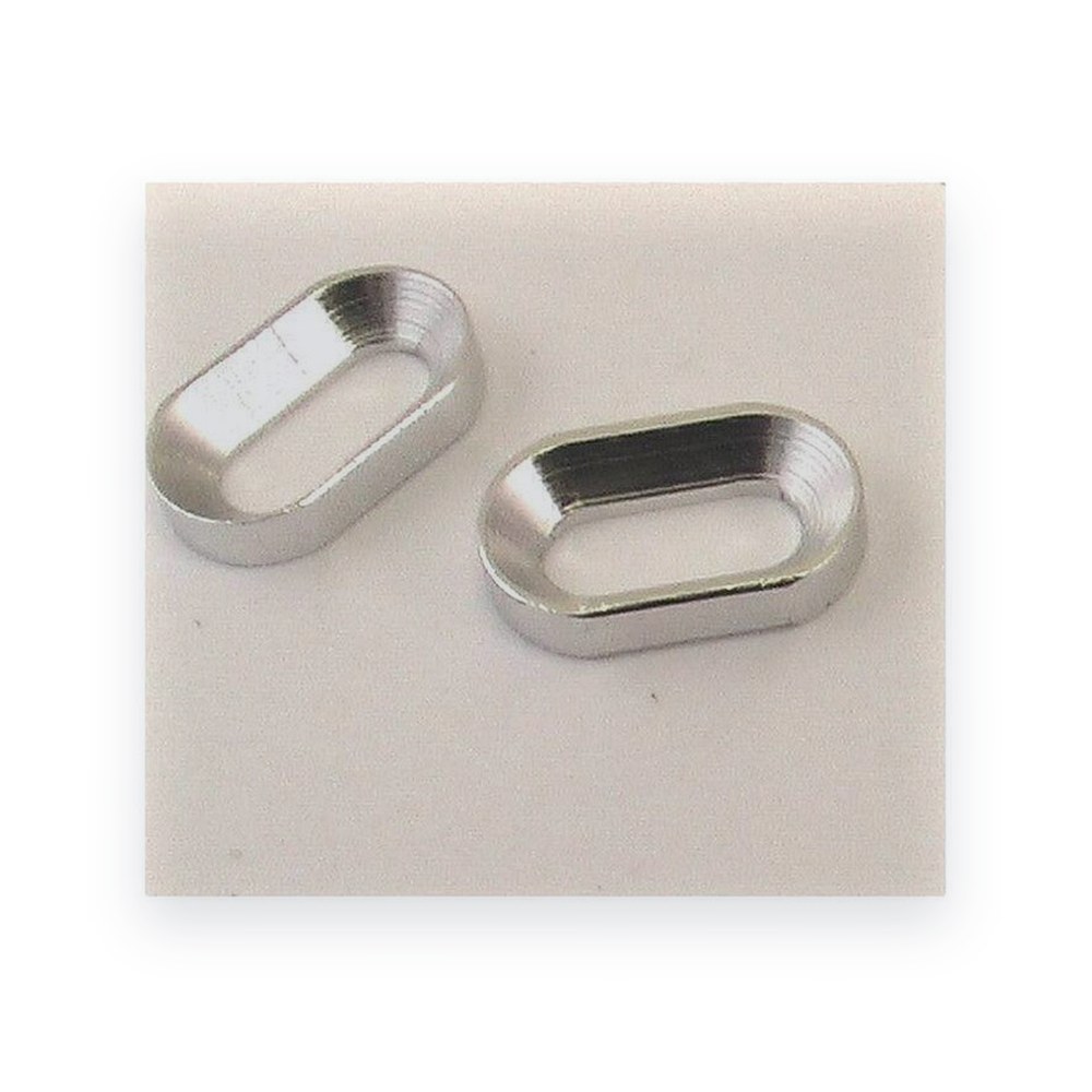 Hot Racing Motor Mount Oval Washer, Silver
