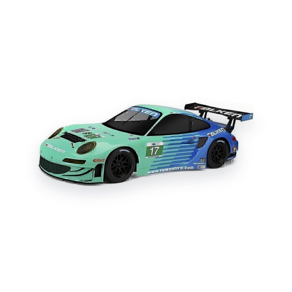 HPI 2012 Porsche 911 GT3 RSR Clear Body Shell, 206/210mm