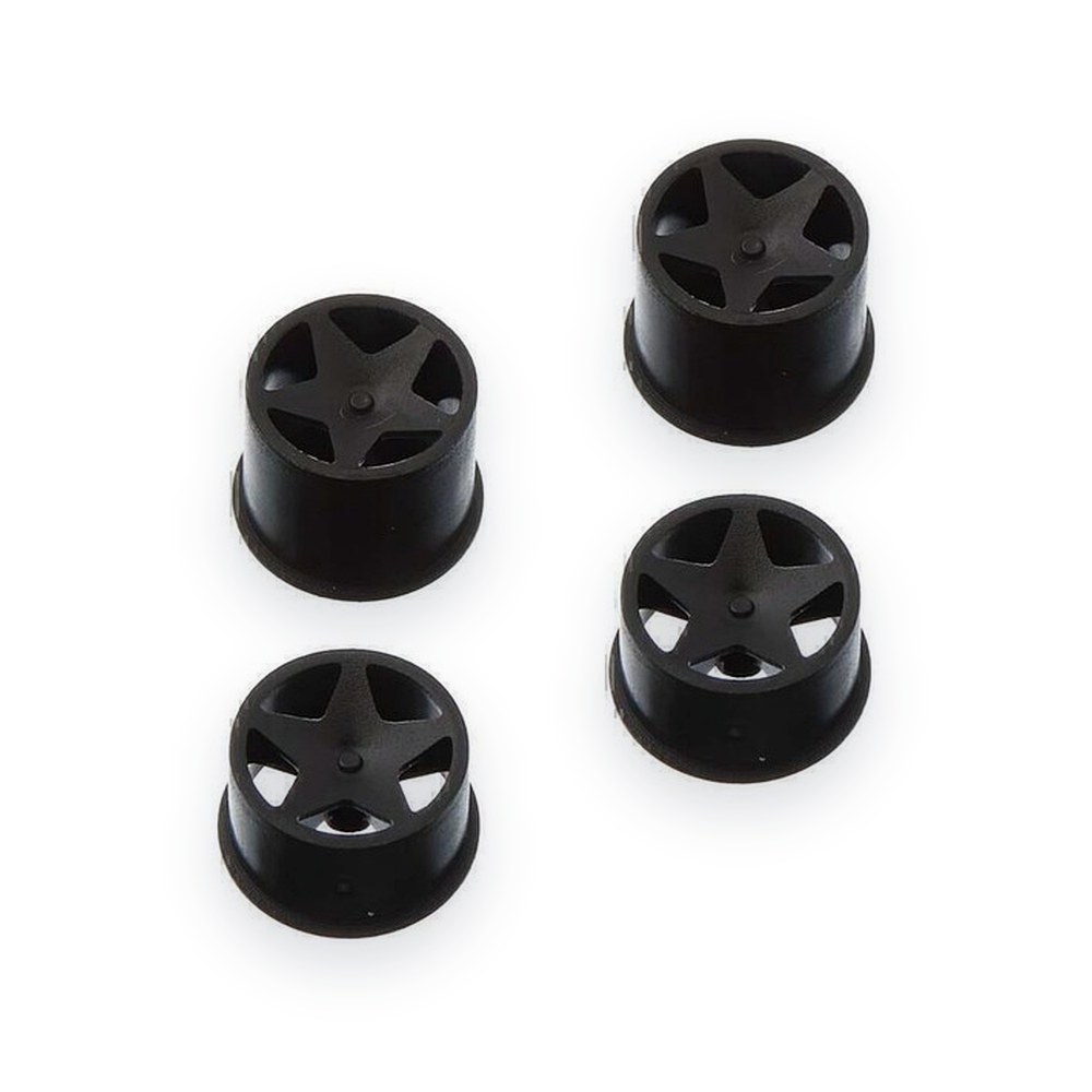 HPI Q32 Super Star Wheel Set, Black, Set of 4