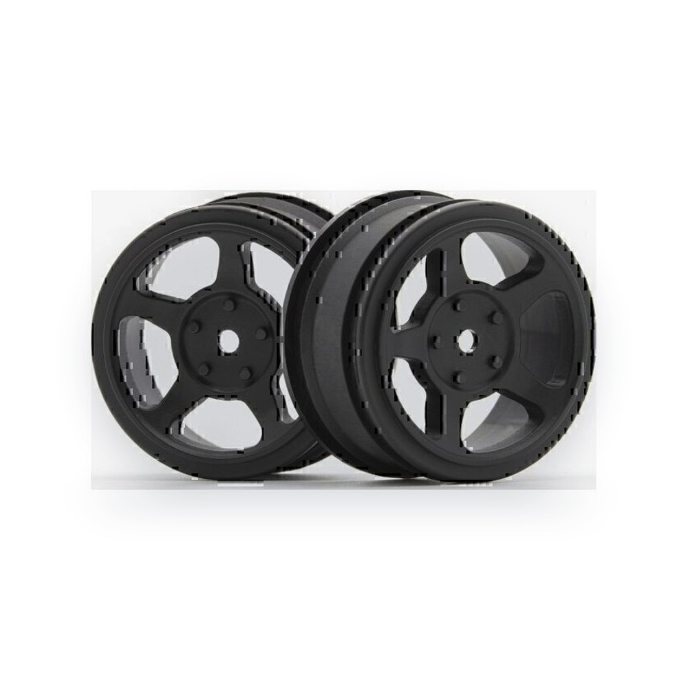 HPI Vintage Ta2 Wheels, Black, 26mm, 0mm Offset, 2 Pieces