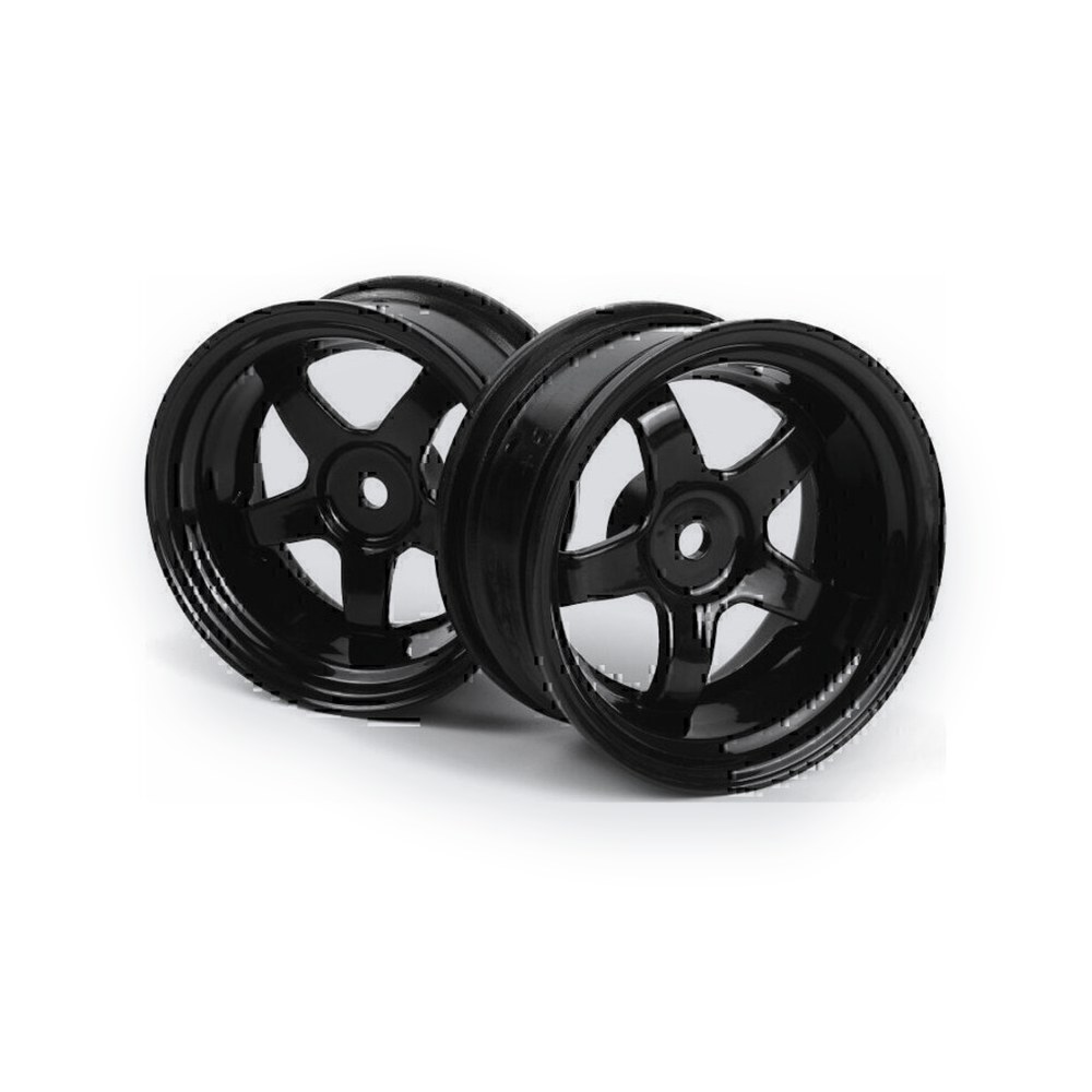 HPI Work Meister S1 Wheels, Black, 26mm, 6mm Offset, 2 Pieces