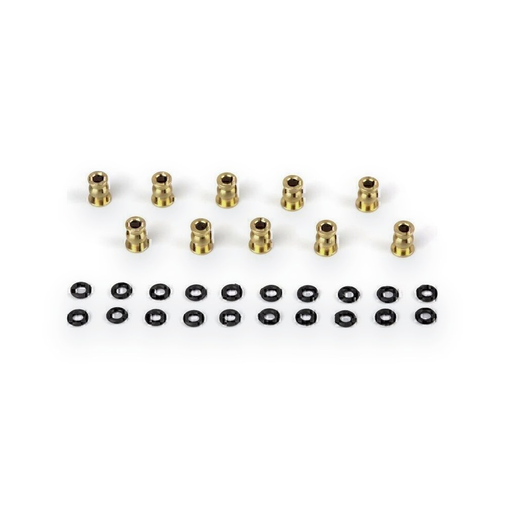 HPI Pivot Ball, 4.5x6mm, Brass, 10 Pieces