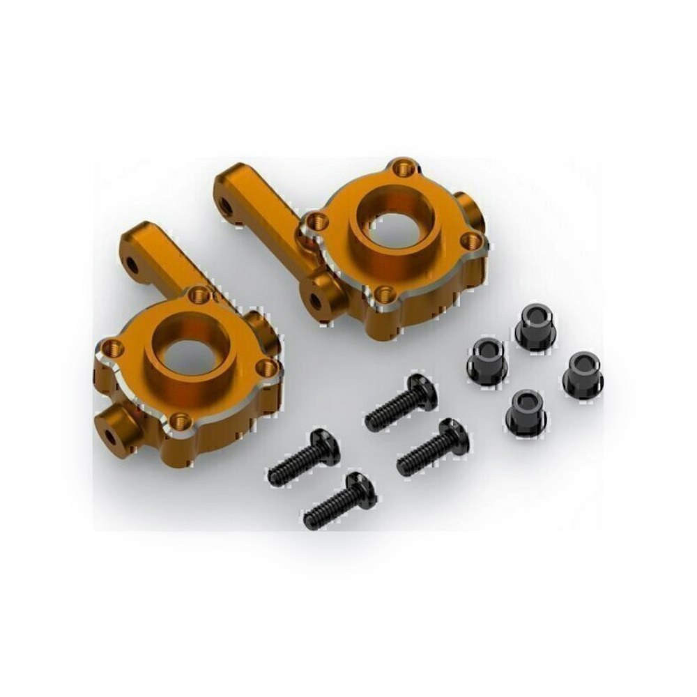 HPI Venture18 Aluminum Steering Spindle Set, Orange