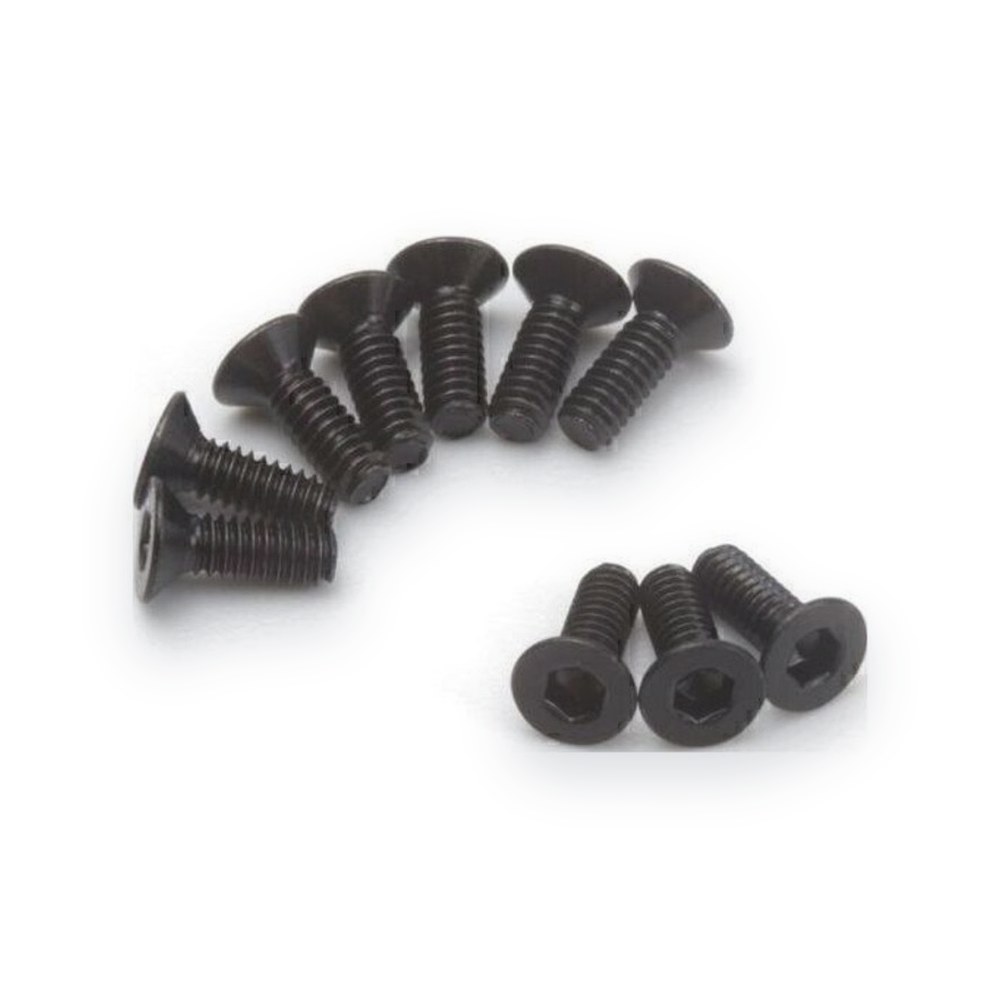 HPI Mini King Flux Big Kahuna Bronco 4400 Flat Head Screw M2x6mm, Hex Socket, 10pcs