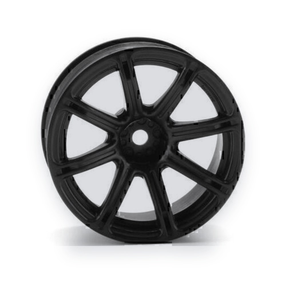HPI Work Emotion Xc8 Wheels, Black, 26mm, 9mm Offset, 12mm Hex (2)