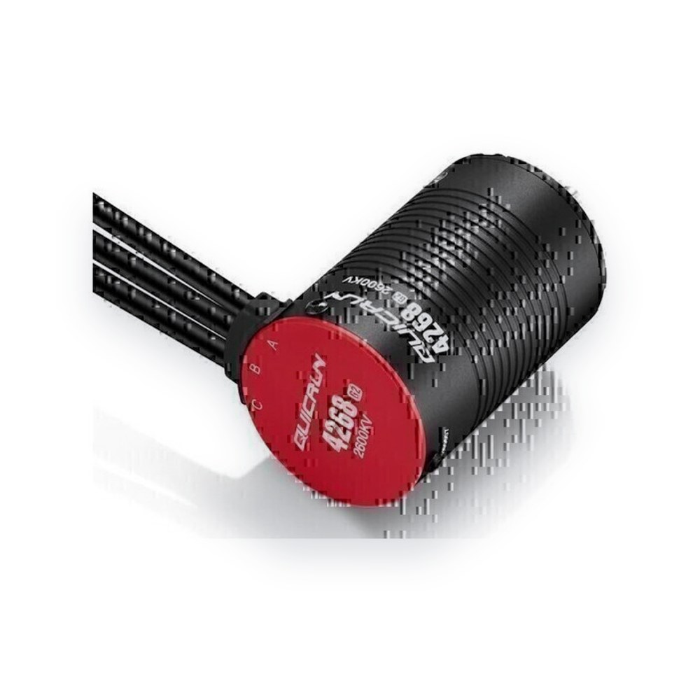 Hobbywing Quicrun 4268sl G2 Motor, 2600kv, Black