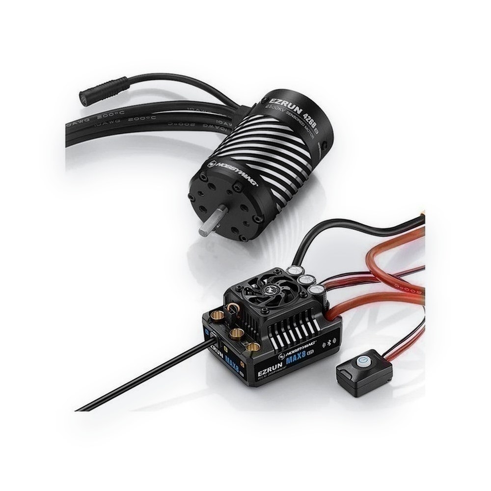 Hobbywing Combo: Max8 G2s Esc with 4268sd G2r Motor, 2500kv, 3-6s