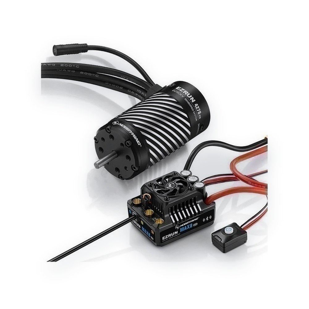 Hobbywing Combo: Max8 Gs2 Esc with 4278sd G2r Motor, 2250kv, 3-6s