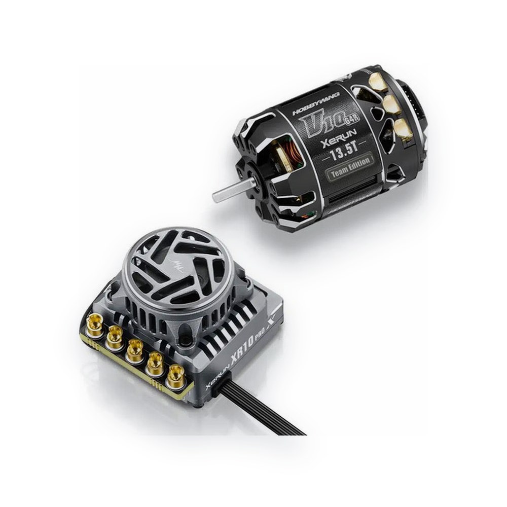 Hobbywing Xr10 Pro G3x and V10 G4r Motor Combo, 17.5t Team Edition