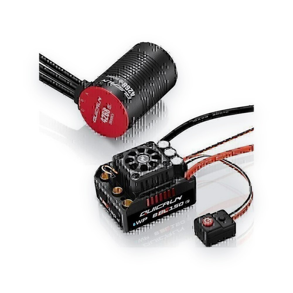 Hobbywing Quicrun 8bl150 G2 Esc with Ezrun 4268l G2 Motor Combo, 2600kv