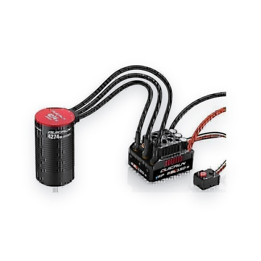 Hobbywing Quicrun Waterproof 8bl150 G2 Esc with Ezrun 4274 G2 Motor, 2000kv