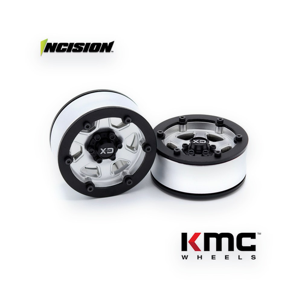 Incision KMC KM233 Hex 1.9, Silver Plastic
